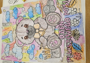 Obrazek misia - puzzle