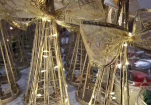 Aniołek z patyczków