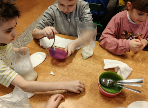 Bałwanek ze skarpety