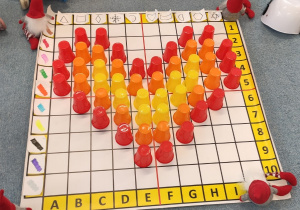 Serduszko z kubeczków